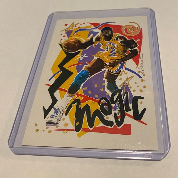 Magic Johnson 1990 Team Checklist Basketball Card #367 Los Angeles Lakers - Picture 1 of 3